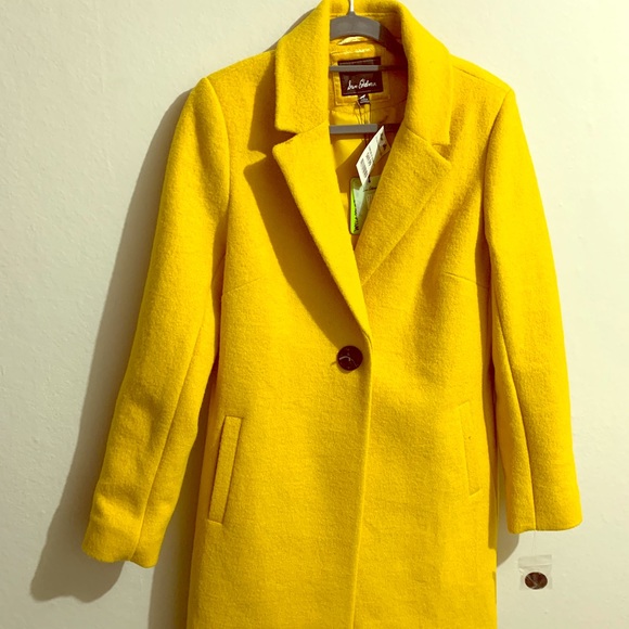 sam edelman yellow coat